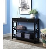 image:imageConvenience Concepts Omega 1 Drawer Console Table BlackBlack