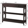 image:imageConvenience Concepts Omega 1 Drawer Console Table BlackEspresso