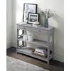 image:imageConvenience Concepts Omega 1 Drawer Console Table BlackGrey