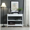 image:imageConvenience Concepts Omega 1 Drawer Console Table BlackWhite