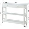 image:imageConvenience Concepts Omega 1 Drawer Console Table BlackWhite