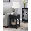 image:imageConvenience Concepts Omega 1Drawer End Table with Shelf BlackBlack