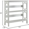 image:imageConvenience Concepts Omega 3 Tier Bookcase WhiteWhite