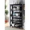 image:imageConvenience Concepts Omega 5 Tier Bookcase GrayBlack