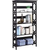 image:imageConvenience Concepts Omega 5 Tier Bookcase GrayEspresso