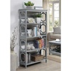 image:imageConvenience Concepts Omega 5 Tier Bookcase GrayGrey