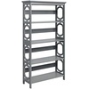 image:imageConvenience Concepts Omega 5 Tier Bookcase GrayGrey