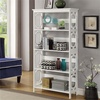 image:imageConvenience Concepts Omega 5 Tier Bookcase GrayWhite
