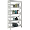 image:imageConvenience Concepts Omega 5 Tier Bookcase GrayWhite