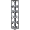 image:imageConvenience Concepts Omega 5 Tier Corner Bookcase GrayGrey