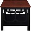 image:imageConvenience Concepts Omega Coffee Table BlackCherry TopBlack Frame