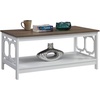 image:imageConvenience Concepts Omega Coffee Table BlackDriftwood TopWhite Frame