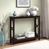 image:imageConvenience Concepts Omega Console Table with Shelf CoralEspresso