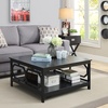 image:imageConvenience Concepts Omega Square 36 Coffee Table GrayBlack