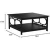 image:imageConvenience Concepts Omega Square 36 Coffee Table GrayBlack
