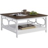 image:imageConvenience Concepts Omega Square 36 Coffee Table GrayDriftwoodWhite