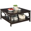 image:imageConvenience Concepts Omega Square 36 Coffee Table GrayEspresso