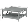 image:imageConvenience Concepts Omega Square 36 Coffee Table GrayGrey