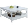 image:imageConvenience Concepts Omega Square 36 Coffee Table GrayWhite