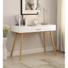 image:imageConvenience Concepts Oslo 1 Drawer Desk WhiteWhite
