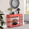 image:imageConvenience Concepts Oxford 1Drawer Console Table 395  Farmhouse Sofa Display with Storage Shelf For Living Family amp Dining Room Modern Entryway Hall Table for Kitchen Bedroom Sea Foam BlueCoral