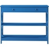 image:imageConvenience Concepts Oxford 1Drawer Console Table 395  Farmhouse Sofa Display with Storage Shelf For Living Family amp Dining Room Modern Entryway Hall Table for Kitchen Bedroom Sea Foam BlueTeal Blue