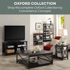 image:imageConvenience Concepts Oxford 1Drawer Console Table 395  Farmhouse Sofa Display with Storage Shelf For Living Family amp Dining Room Modern Entryway Hall Table for Kitchen Bedroom Sea Foam BlueBlack