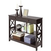 image:imageConvenience Concepts Oxford 1Drawer Console Table 395  Farmhouse Sofa Display with Storage Shelf For Living Family amp Dining Room Modern Entryway Hall Table for Kitchen Bedroom EspressoEspresso