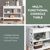 image:imageConvenience Concepts Oxford 1Drawer Console Table 395  Farmhouse Sofa Display with Storage Shelf For Living Family amp Dining Room Modern Entryway Hall Table for Kitchen Bedroom EspressoWhite