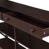 image:imageConvenience Concepts Oxford 2Drawer Console Table with Shelves 60 EspressoEspresso