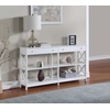 image:imageConvenience Concepts Oxford 2Drawer Console Table with Shelves 60 EspressoWhite