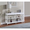image:imageConvenience Concepts Oxford 2Drawer Console Table with Shelves 60 EspressoWhite