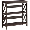 image:imageConvenience Concepts Oxford 3 Tier Bookcase Cherry  BlackEspresso