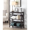 image:imageConvenience Concepts Oxford 3 Tier Bookcase Cherry  BlackEspresso
