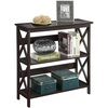 image:imageConvenience Concepts Oxford 3 Tier Bookcase Cherry  BlackEspresso