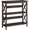 image:imageConvenience Concepts Oxford 3 Tier Bookcase Cherry  BlackEspresso