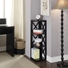 image:imageConvenience Concepts Oxford 3 Tier Corner Bookcase EspressoBlack