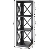 image:imageConvenience Concepts Oxford 3 Tier Corner Bookcase EspressoBlack
