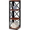 image:imageConvenience Concepts Oxford 3 Tier Corner Bookcase EspressoCherryBlack