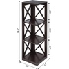 image:imageConvenience Concepts Oxford 3 Tier Corner Bookcase EspressoEspresso