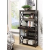 image:imageConvenience Concepts Oxford 5 Tier Bookcase with Drawer BlackBlack