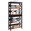 image:imageConvenience Concepts Oxford 5 Tier Bookcase with Drawer BlackCherry