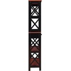 image:imageConvenience Concepts Oxford 5 Tier Bookcase with Drawer BlackCherry