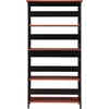 image:imageConvenience Concepts Oxford 5 Tier Bookcase with Drawer BlackCherry