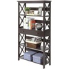 image:imageConvenience Concepts Oxford 5 Tier Bookcase with Drawer BlackEspresso