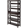 image:imageConvenience Concepts Oxford 5 Tier Bookcase with Drawer BlackEspresso