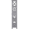 image:imageConvenience Concepts Oxford 5 Tier Bookcase with Drawer BlackGrey