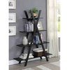 image:imageConvenience Concepts Oxford A Frame Bookshelf 4575  4Tier Farmhouse OpenConcept Bookshelf for Living Room Family Room XShaped Shelving Unit for Media amp Home Decor Office Storage BlackBlack