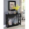 image:imageConvenience Concepts Oxford Console Table 395  Sofa Table with Storage Shelf Transitional Entryway Hall Table for Living Room and Bedroom Display Foyer Table Blush PinkBlack