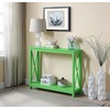image:imageConvenience Concepts Oxford Console Table 395  Sofa Table with Storage Shelf Transitional Entryway Hall Table for Living Room and Bedroom Display Foyer Table Blush PinkLime